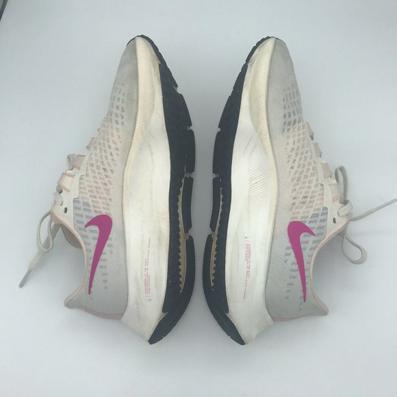 Nike Air Zoom Pegasus 37 Pale Ivory Women's Size 7 Lace Up Running Shoe Sneaker - Picture 6 of 9